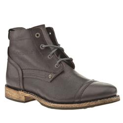 Caterpillar Male Caterpillar Morrison Leather Upper Casual Boots in Dark Brown