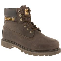 Caterpillar Male Colorado Nubuck Upper Casual Boots in Dark Brown, Natural, Tan