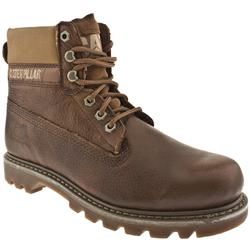 Caterpillar Male Erpillar Colorado Leather Upper Casual Boots in Dark Brown