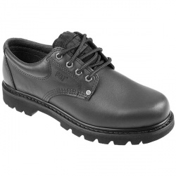 Caterpillar Mens Cat24barckley Leather Upper Textile Lining in Black, Dark Brown