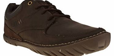 mens caterpillar dark brown cat abilene shoes