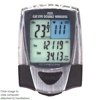 CC HR200DW Wireless Cycle Computer