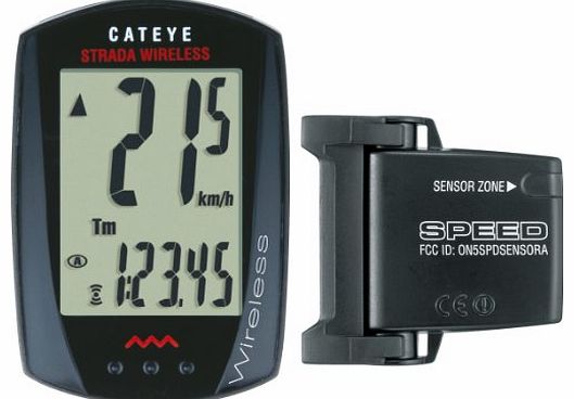 Cateye Strada Rd300 Cycling Computer - Black