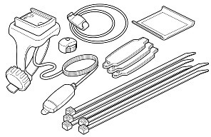 Strada Wired Bracket / Sensor Kit Long