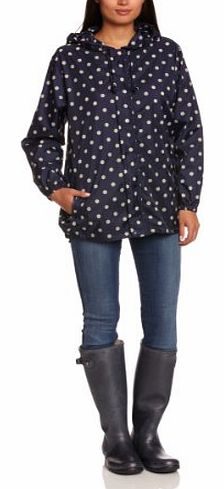 Cath Kidston Cagin Bag Womens Rain Coat Spot Navy Small