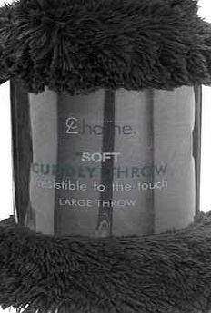 Catherine Lansfield Cuddly Throw 150x200cm - Black