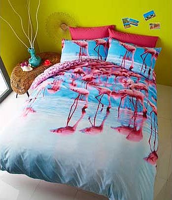 Catherine Lansfield Flamingo Duvet Cover Set -