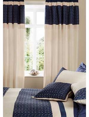 Geneva Pencil Pleat Lined Curtains 168x183cm -