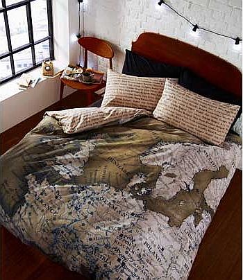 Photographic Map Duvet Cover Set - Single