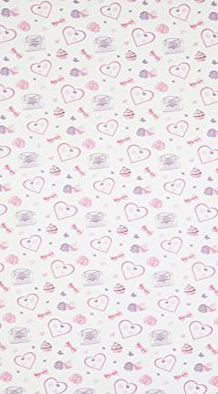 Catherine Lansfield Pretty Kitty Eyelet Curtains, Grey - 66 x 72 Inch