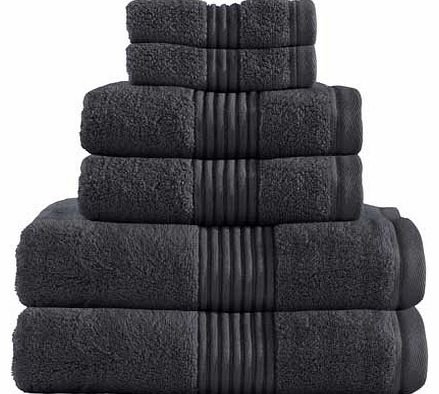 Zero Twist 6 Piece Towel Bale - Slate