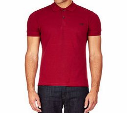 Sangria red polo shirt