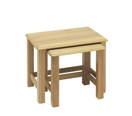 Caxton Furniture Driftwood Nest Of Tables in Oak