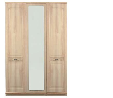 Furniture Florence 3 Door Wardrobe with