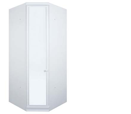 Furniture Henley Mirrored Corner Wardrobe