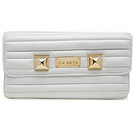 Super Size Niki Clutch in White