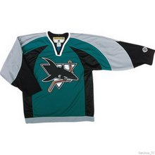 Ice Hockey SanJose Away Replica Jersey