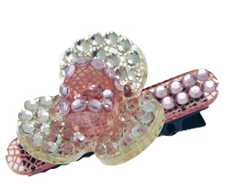 Diamante Flower Hair Clip