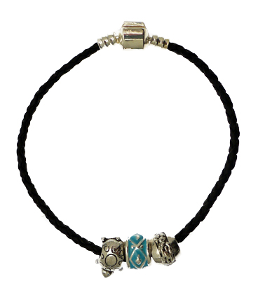 Leather Euro Style Charm Bracelet