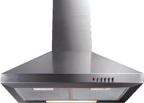 CDA CHX6SS 60cm Chimney Hood in Stainless Steel