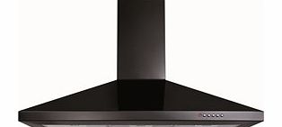 ECH91BL Level 1 90cm Wide Chimney Hood - Black