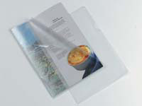 CEB CE A4 140 micron premier cut flush folders, PACK