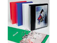 CE A4 green PVC presentation lever arch file