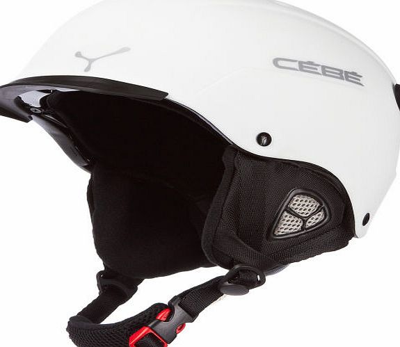 Cebe Contest Visor Snow Helmet - White