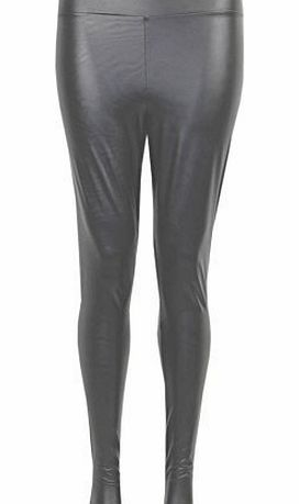 CELEB LOOK S33 NEW WOMENS LADIES GIRLS PVC WET LOOK FAUX LETHER LEGGING IN SIZE 06-16 (L (UK 12), BLACK PVC)