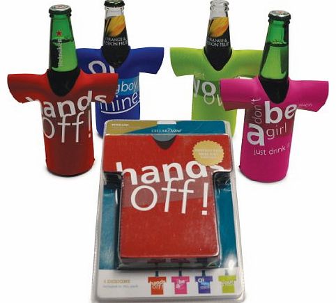 Cellardine Beer Bottle Chillers, Set of 4