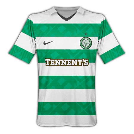 Nike 2010-11 Celtic Home Nike Football Shirt