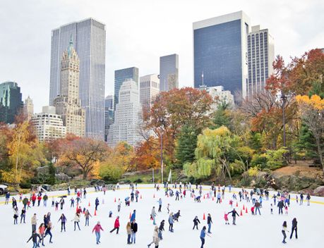 CENTRAL Park Ice Skating at Trump Rink