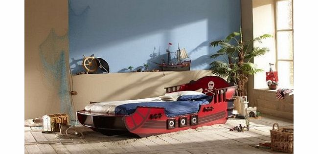 CENTURION PINE 07779 270996 BRAND NEW CHILDRENS KIDS BOYS PIRATE THEMED 3FT SINGLE BED FROM CENTURION PINE