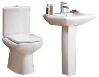 Ceramica Acapulco 4 Piece 1 Taphole Bathroom Suite