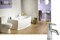 Cubic Full Pedestal Bathroom Suite