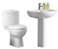 Lyon 4 Piece 1 Taphole Bathroom Suite