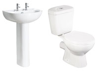 Ceramica Milan 4 Piece 2 Taphole Bathroom Suite