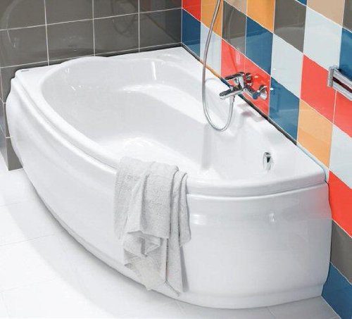 CERSANIT JOANNA SPACE SAVER CORNER BATH 140 X 90 (PANEL  STAND INCL) 1400 X 900 *LEFT HAND* HIGH QUALITY