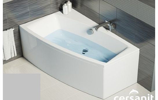 CERSANIT VIRGO SPACE SAVER CORNER BATH 140 X 90 (PANEL  STAND INCL) 1400 X 900 *LEFT HAND*mm HIGH QUALITY