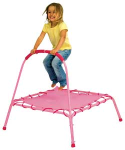 Chad Valley Pink Junior Trampoline