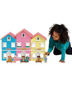 Sylvatown Wooden Shops Playset