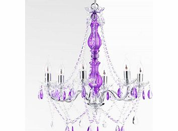 Chandelier Collection Acrylic Purple Gypsy Chandelier Large Acrylic