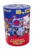 Hit Licensed 18 Double Sided Puzzles In 1 Bucket (3 x 8, 3 x 16 and 3 x 42 Pieces)