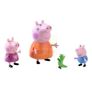 Character Options Peppa Pig Tube Peppa Mummy and George Pig