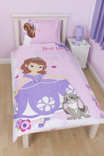 Character World Disney Sofia The First Amulet Single Panel Duvet Set, Multi-Colour