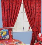 Character World Power Rangers Ninja Storm Curtains 72`` drop