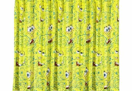 Character World Spongebob Squarepants Heads 54-inch Curtains