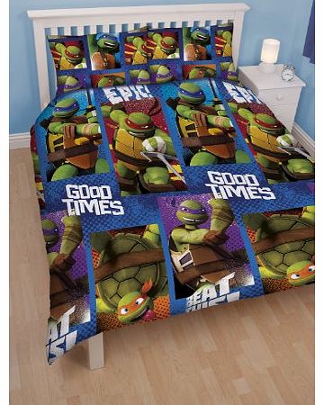 Character World Teenage Mutant Ninja Turtles Dudes Double Duvet Set