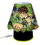 Characters 4 Kids Ben 10 Kool Lamp - Bedside Light - Glows in the Dark Too!