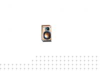 Chario Piccolo Satellite Speakers Black Ash